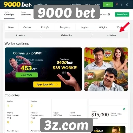 Promoções atuais no site de jogos 9000 bet